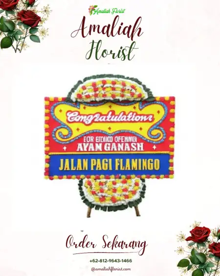 Sewa Papan Bunga Sedarum